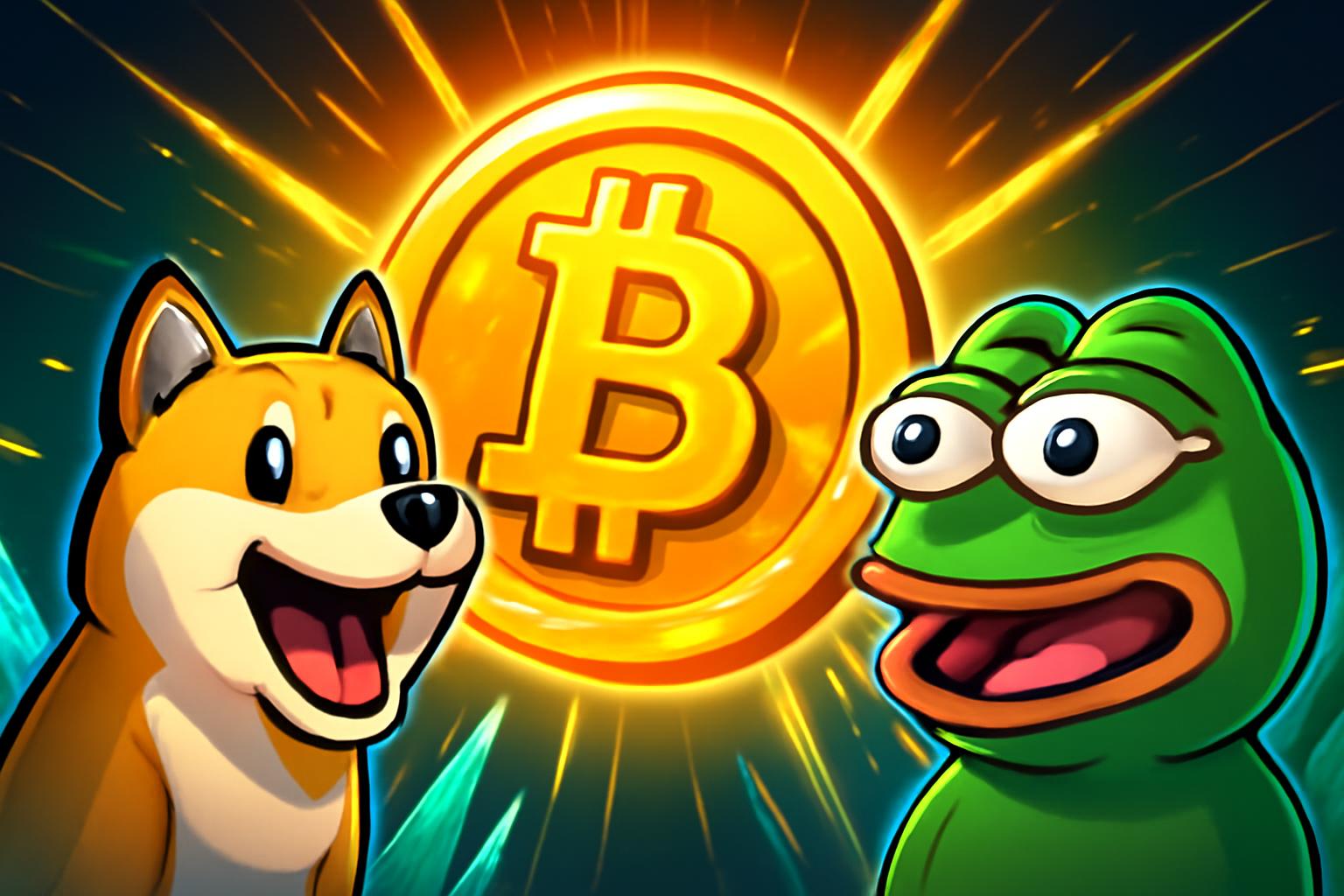 Memecoin Mania Returns as Bitcoin Surges Above $70K, DOGE and PEPE Rally