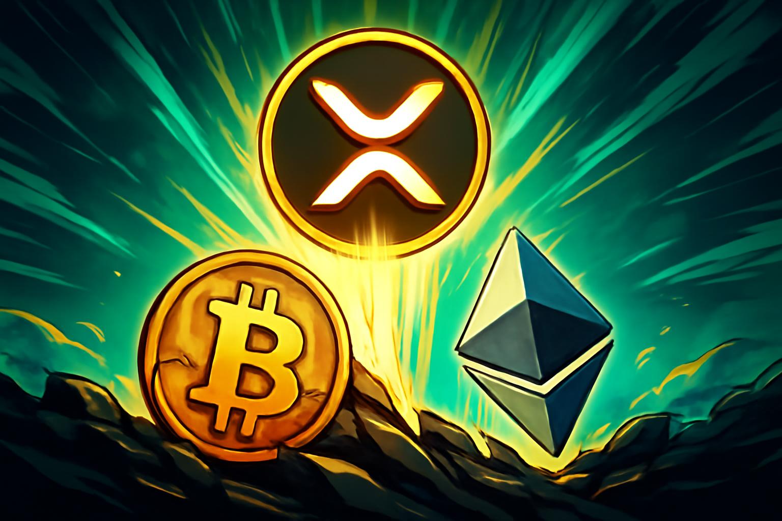 XRP Outruns Bitcoin and Ether as Dip-Buying Pushes XRP Higher