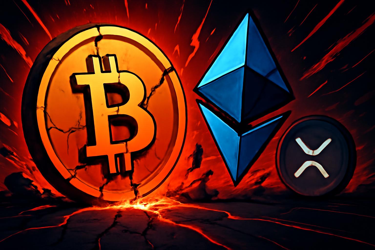 Crypto Slump Deepens as Bitcoin, Ethereum, XRP Slide
