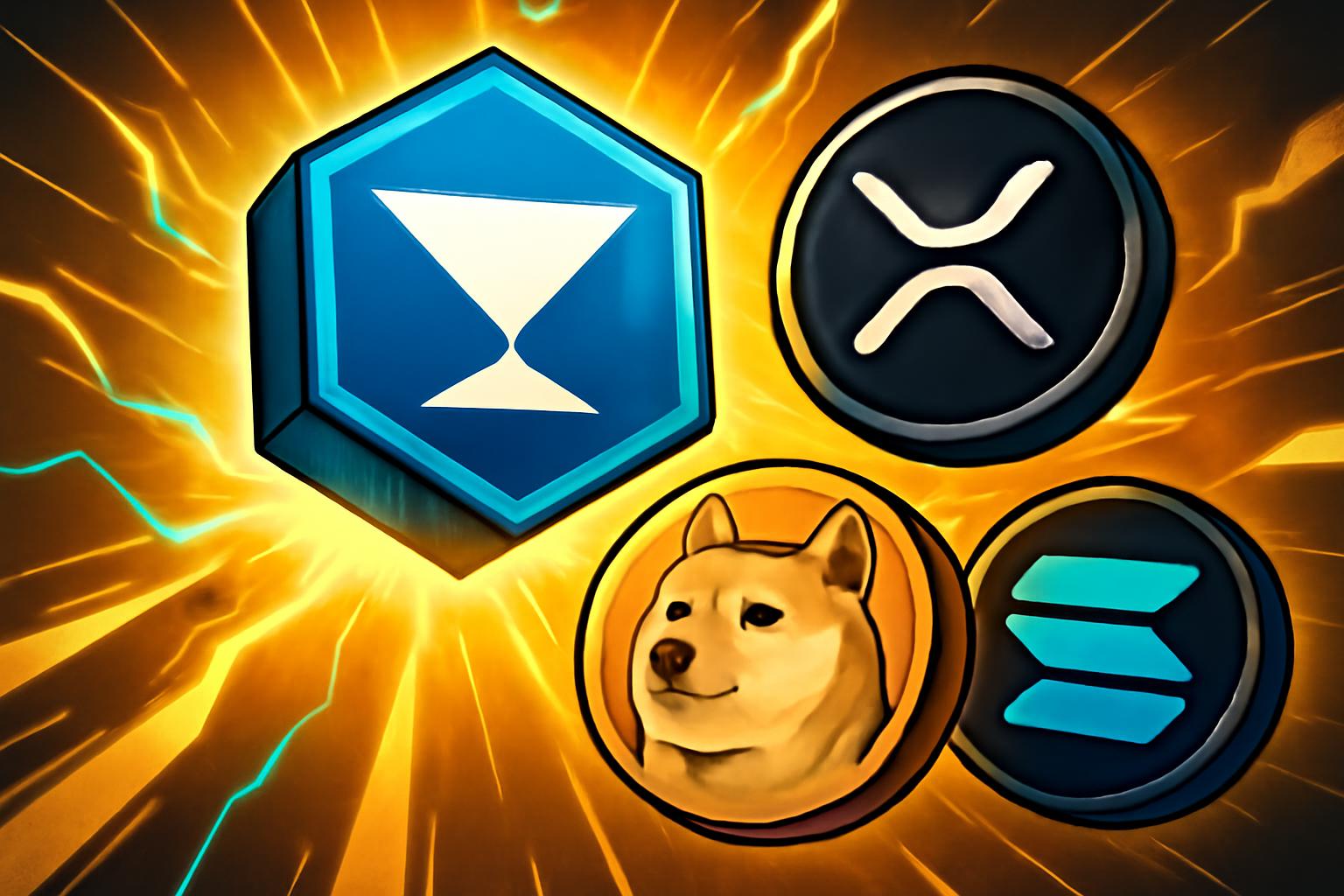 BlockDAG Leads Charge as XRP, Dogecoin, and Solana Rally