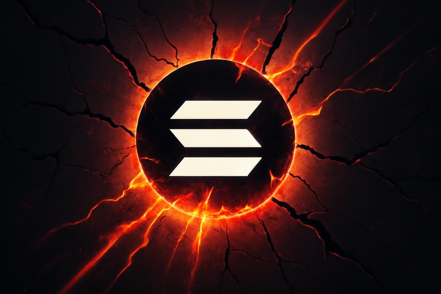 Solana Under Pressure as Derivatives Signal Bearish Tilt and 80-Dollar Threshold