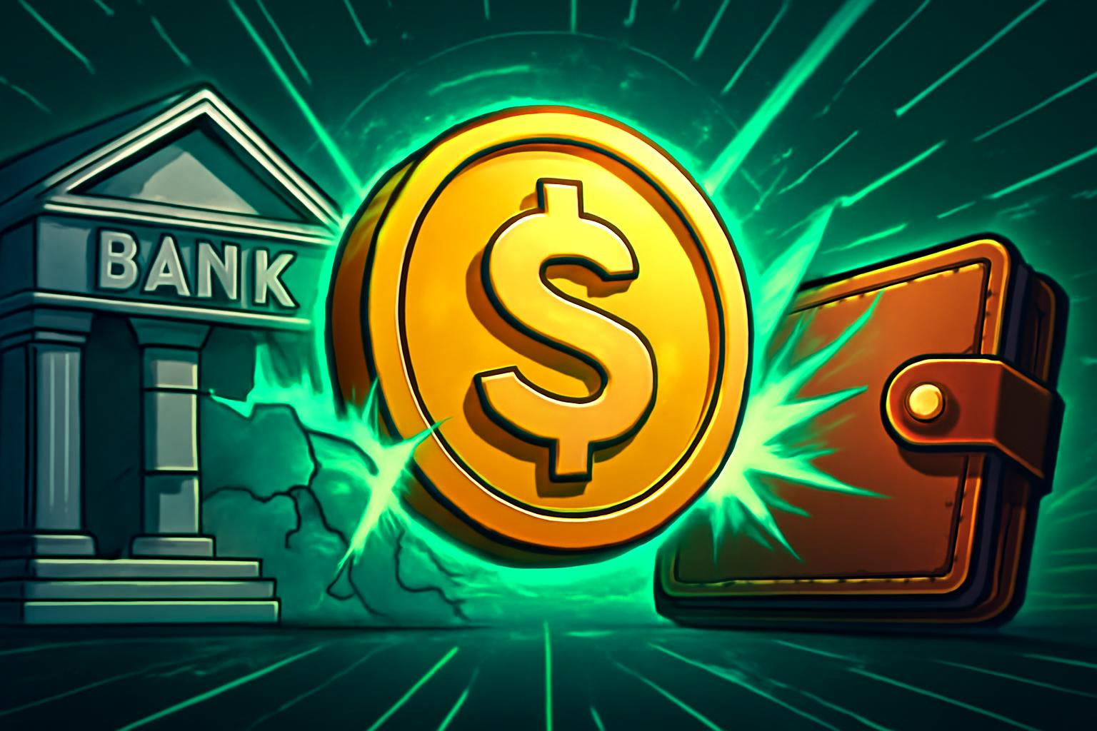 Banks and Stablecoin Wallets Battle for Digital Cash Front Door