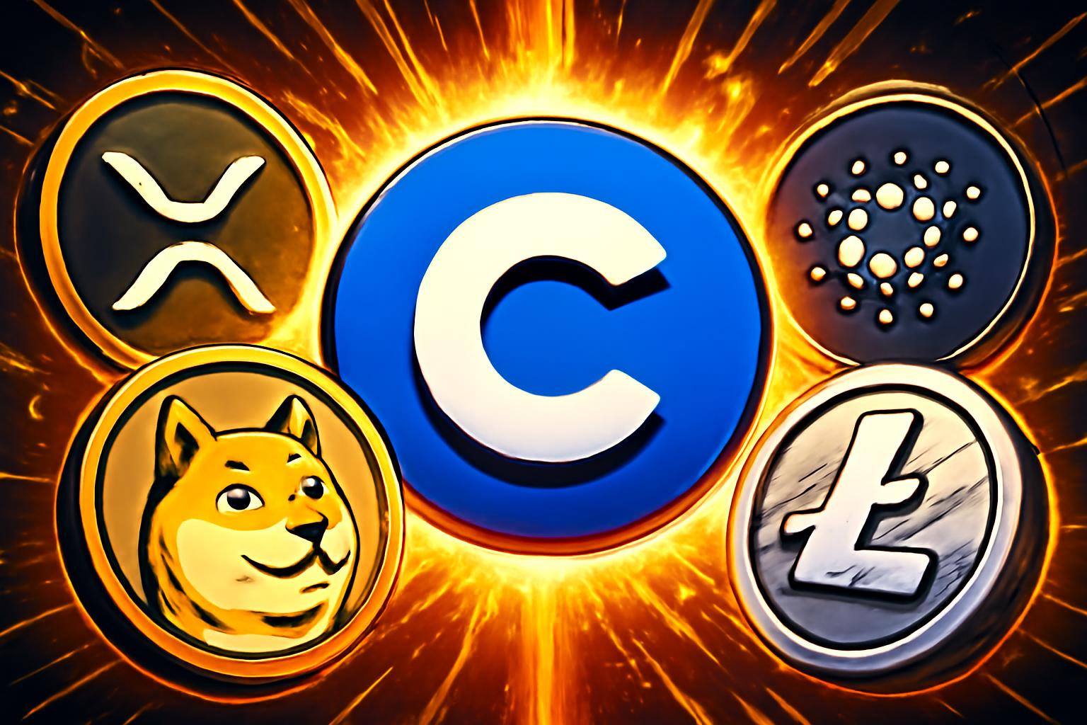 Coinbase Expands Crypto-Backed Loans with XRP, DOGE, ADA, and LTC