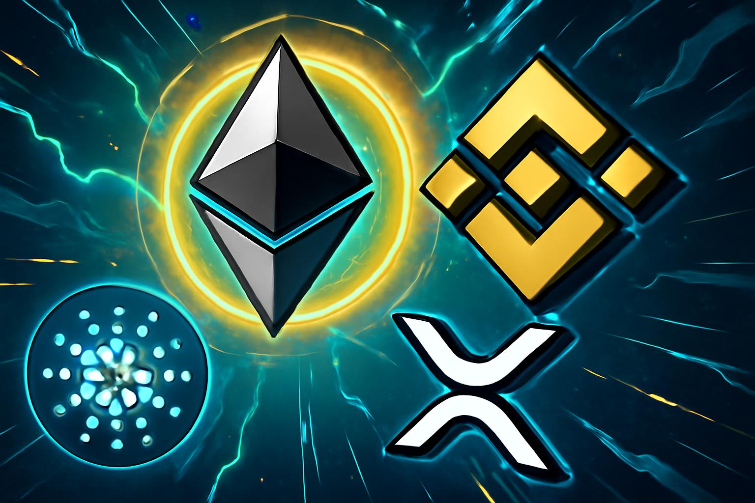 Crypto Price Analysis February-20: ETH, XRP, ADA, BNB, and HYPE Preview