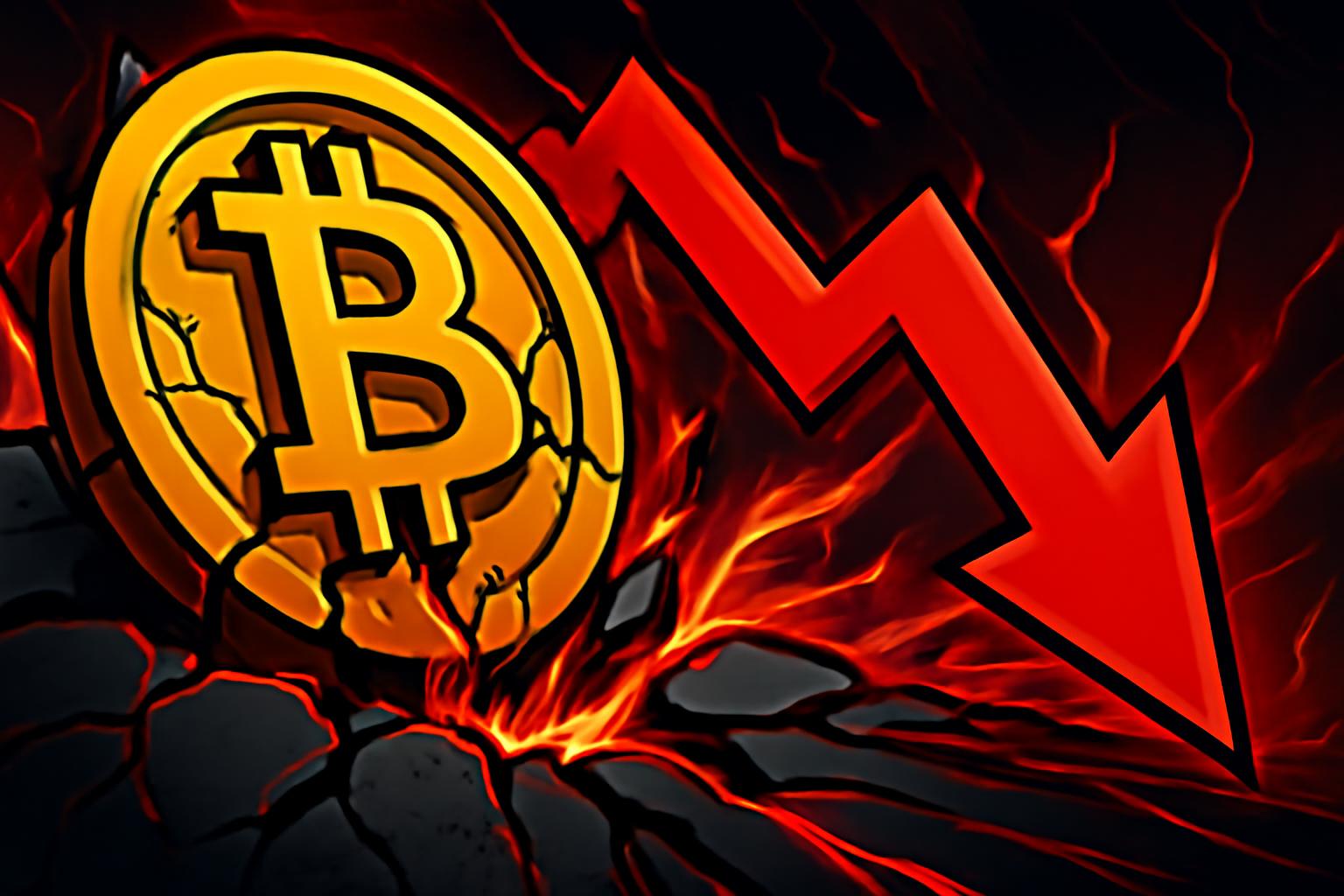 Bitcoin Falls 30% Since Jan 13 as ETF Outflows and Leveraged Trades Drive Downturn