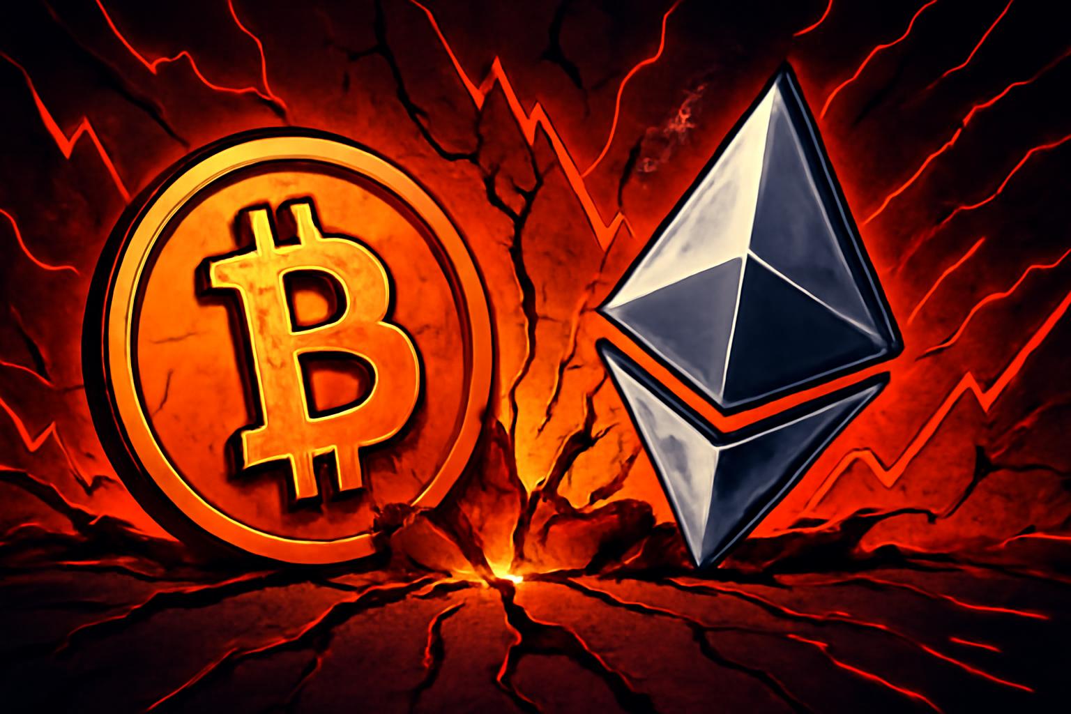 Bitcoin and Ethereum Decline as Crypto Winter Emerges