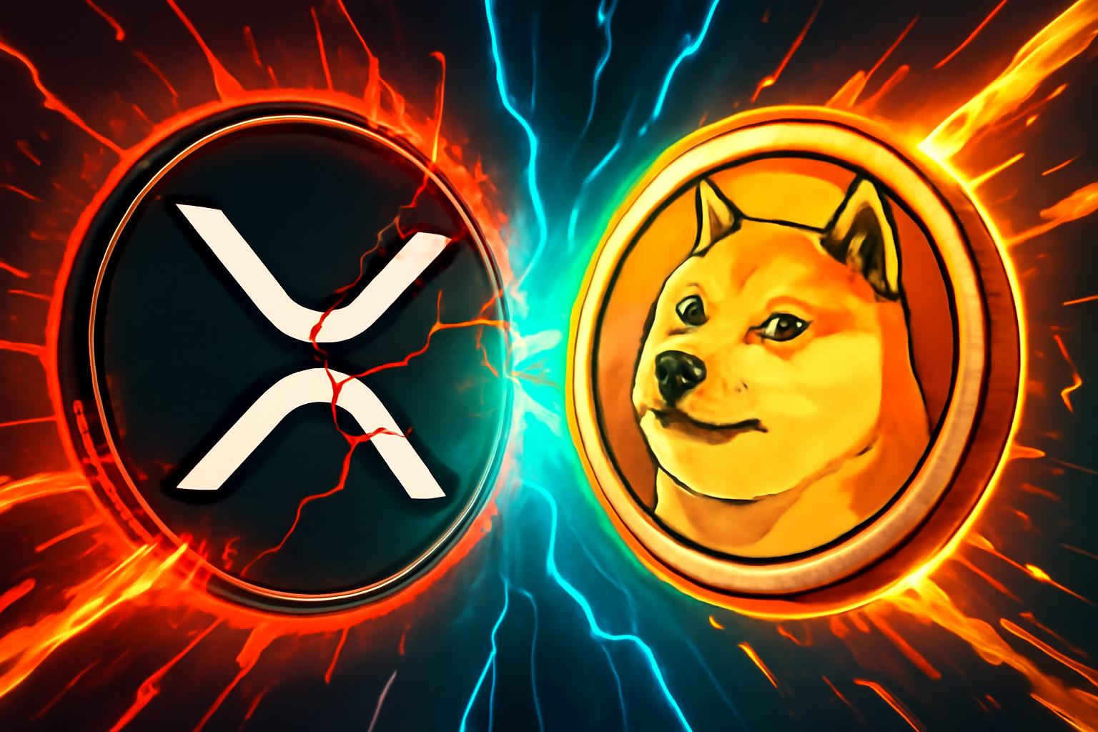 XRP Hovering Above Realized Price as DOGE Hits 1,100 Days in Profit