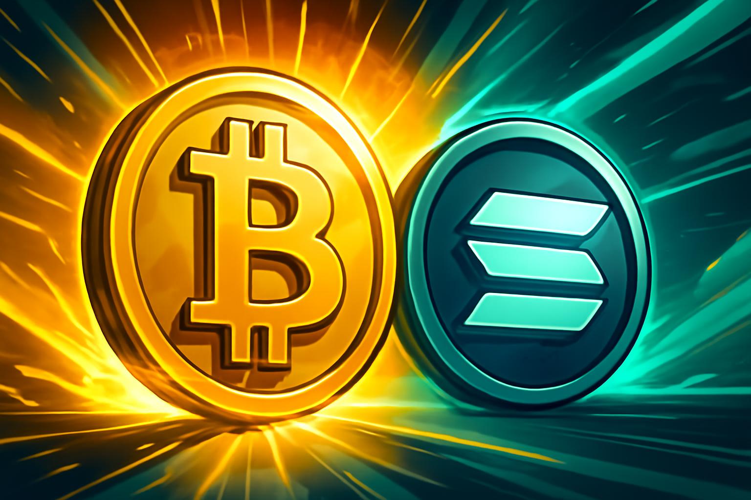 Bitcoin and Solana Lead Crypto Market Rebound After Weekend Slump