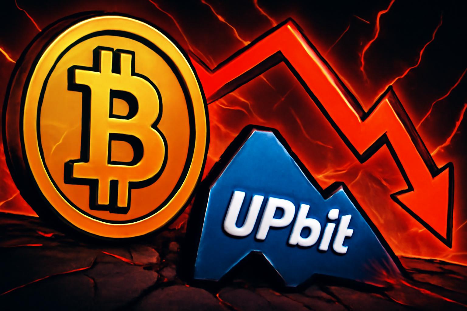 Upbit Composite Index Drops 2.44% Week-On-Week as Bitcoin Leads Crypto Decline