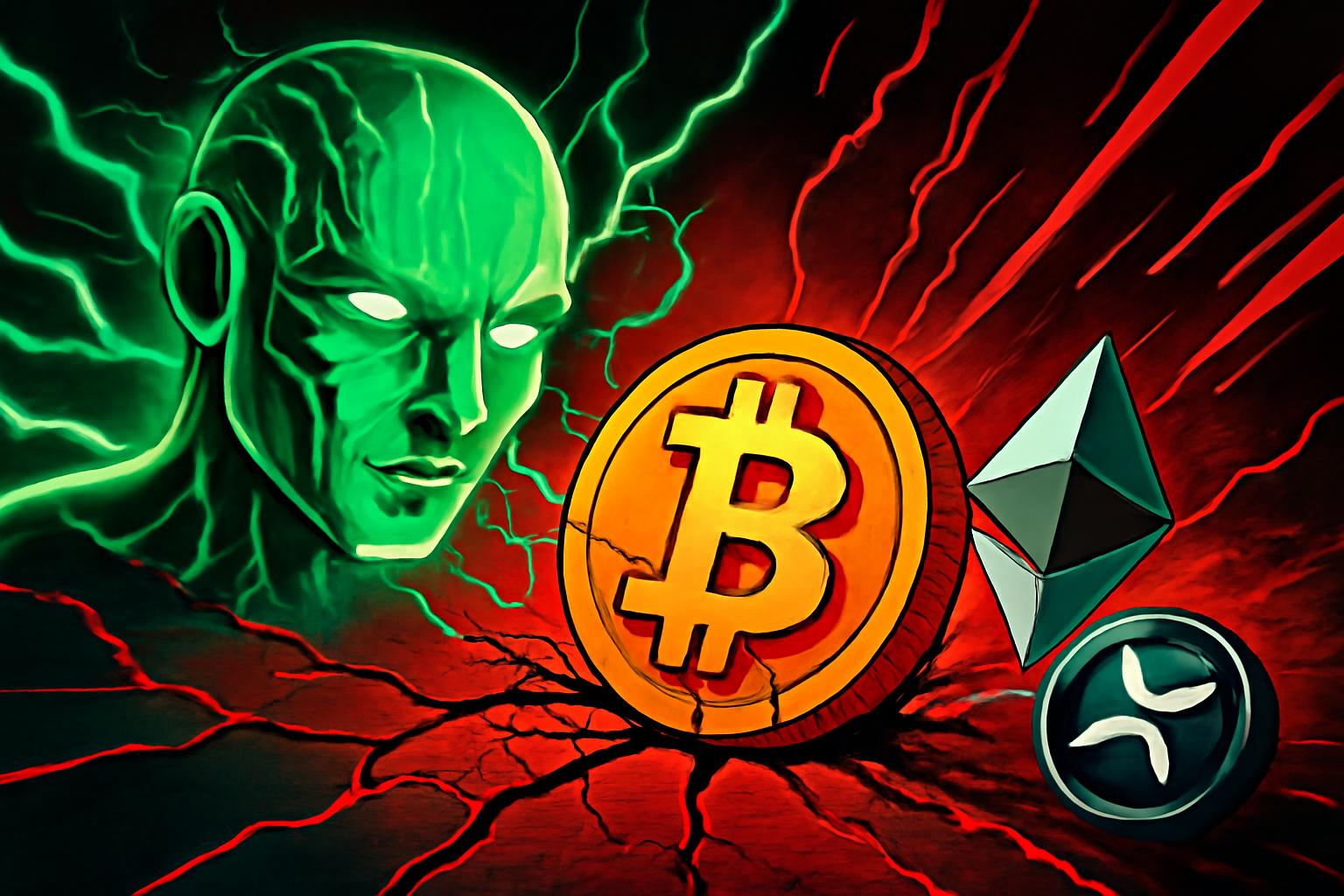 AI Fears Drive Crypto Sell-Off: Bitcoin, Ethereum, XRP Decline