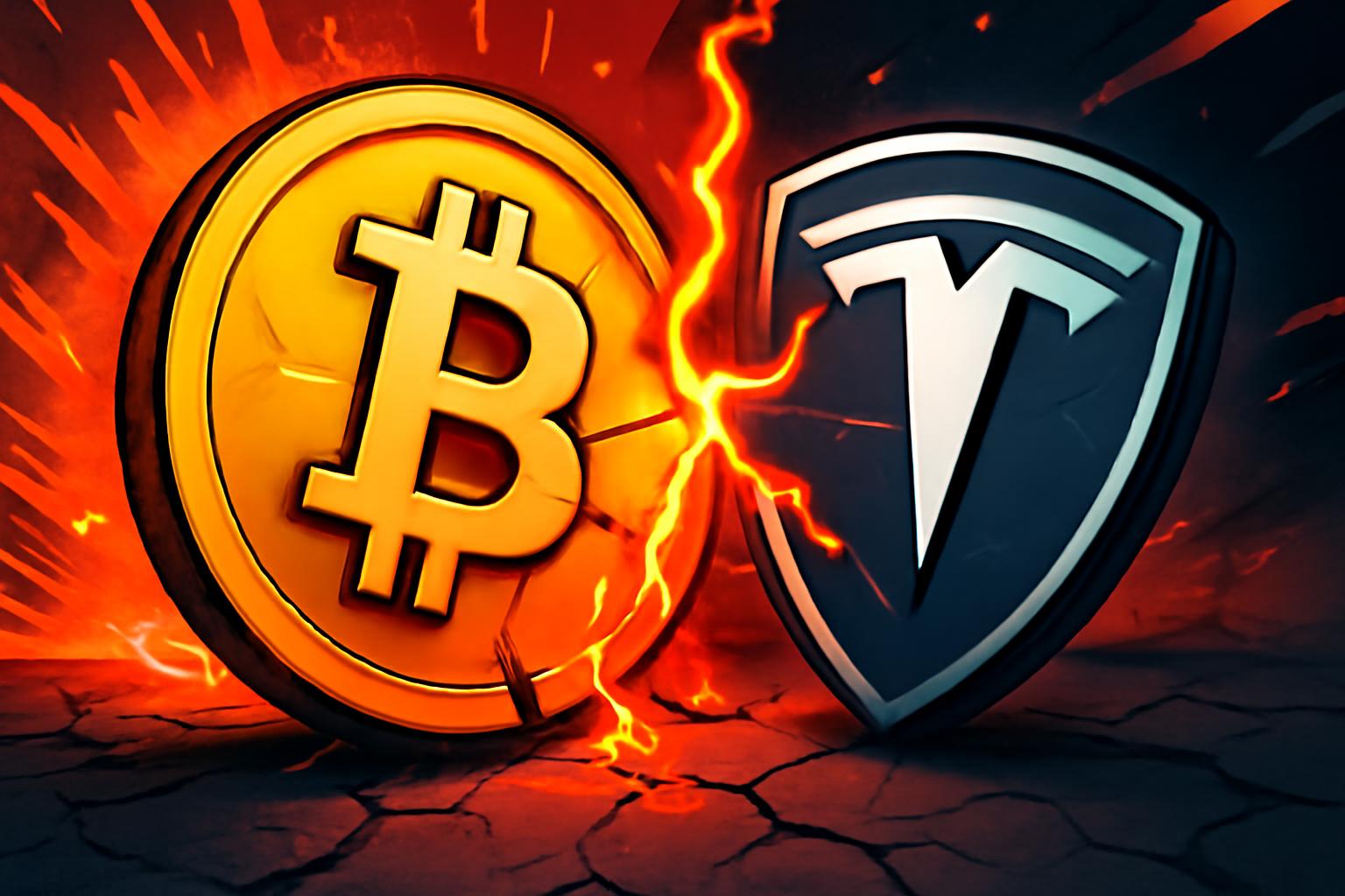 Bitcoin Falls as Tesla Lawsuit Shakes Markets
