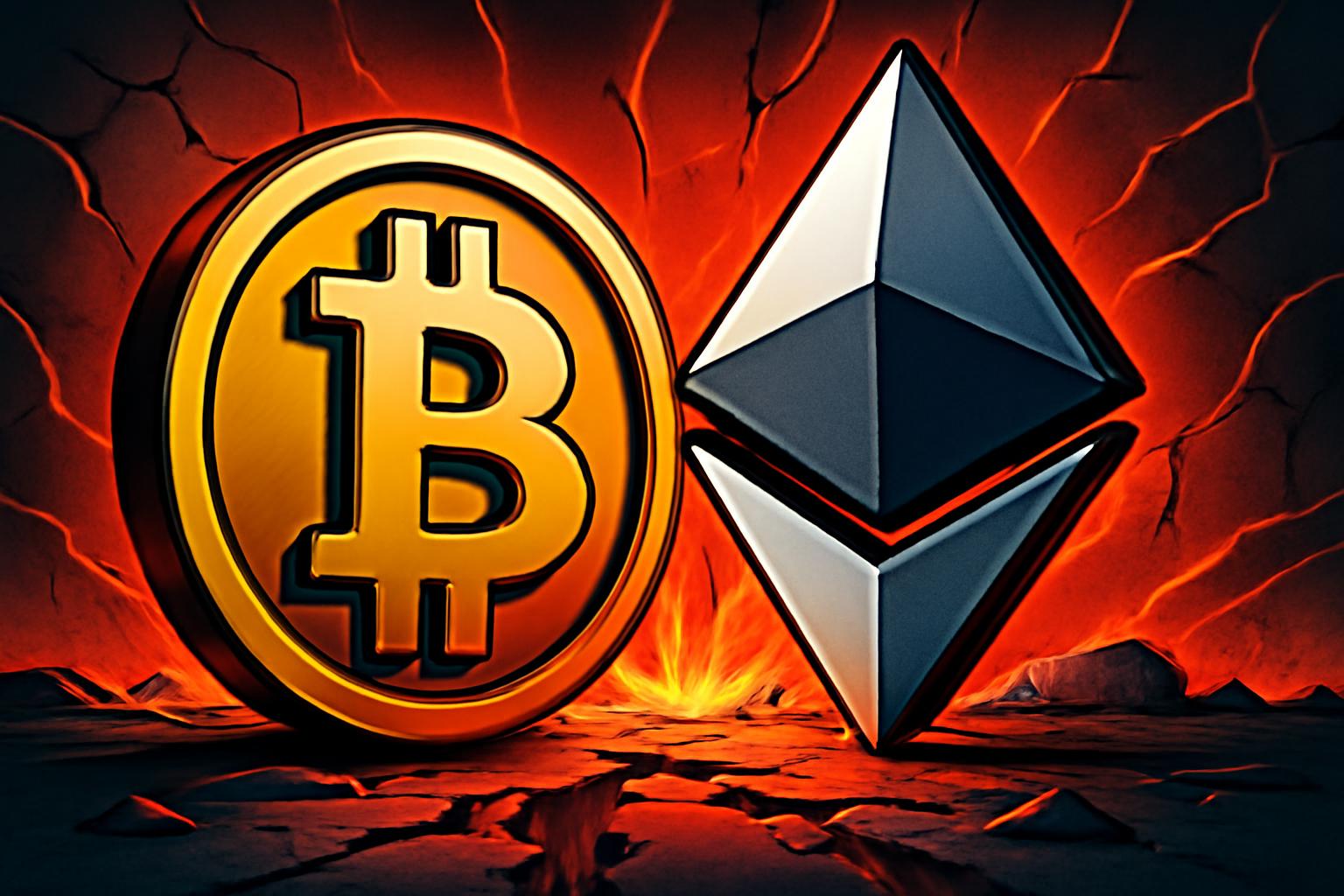 Bitcoin and Ethereum Edge Toward 2026 Lows as Double-Bottom Emerges
