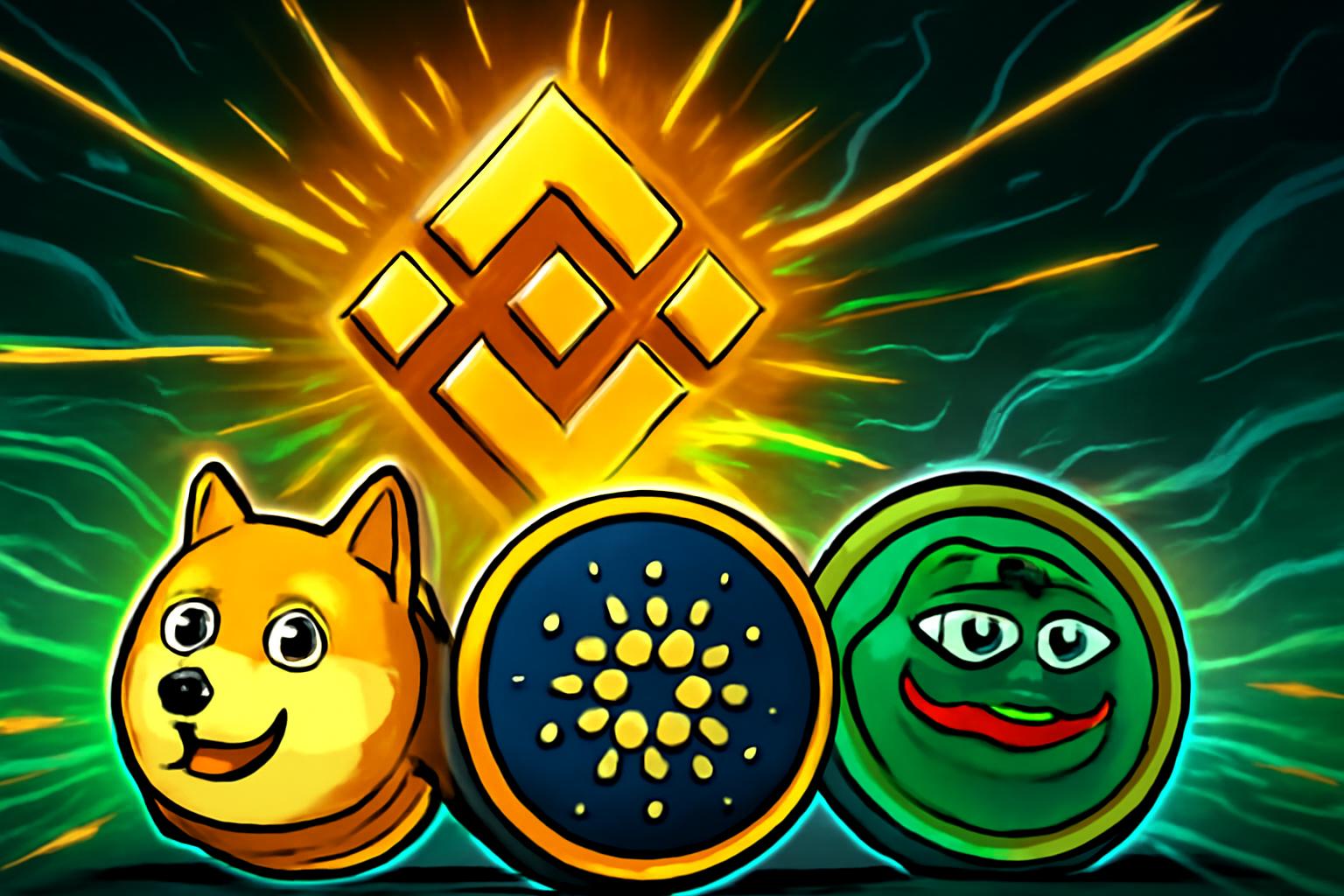 Binance Announcement Boosts DOGE, ADA, and PEPE Traders