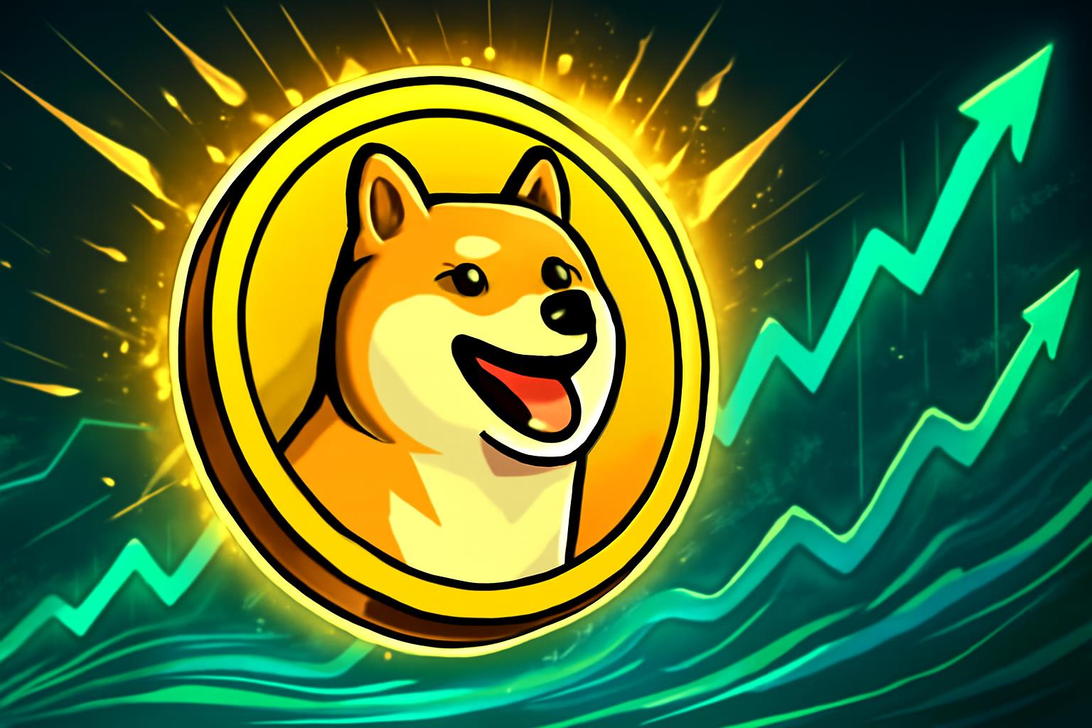 Dogecoin Surges as Active Addresses Jump 36% and Price Hits Base