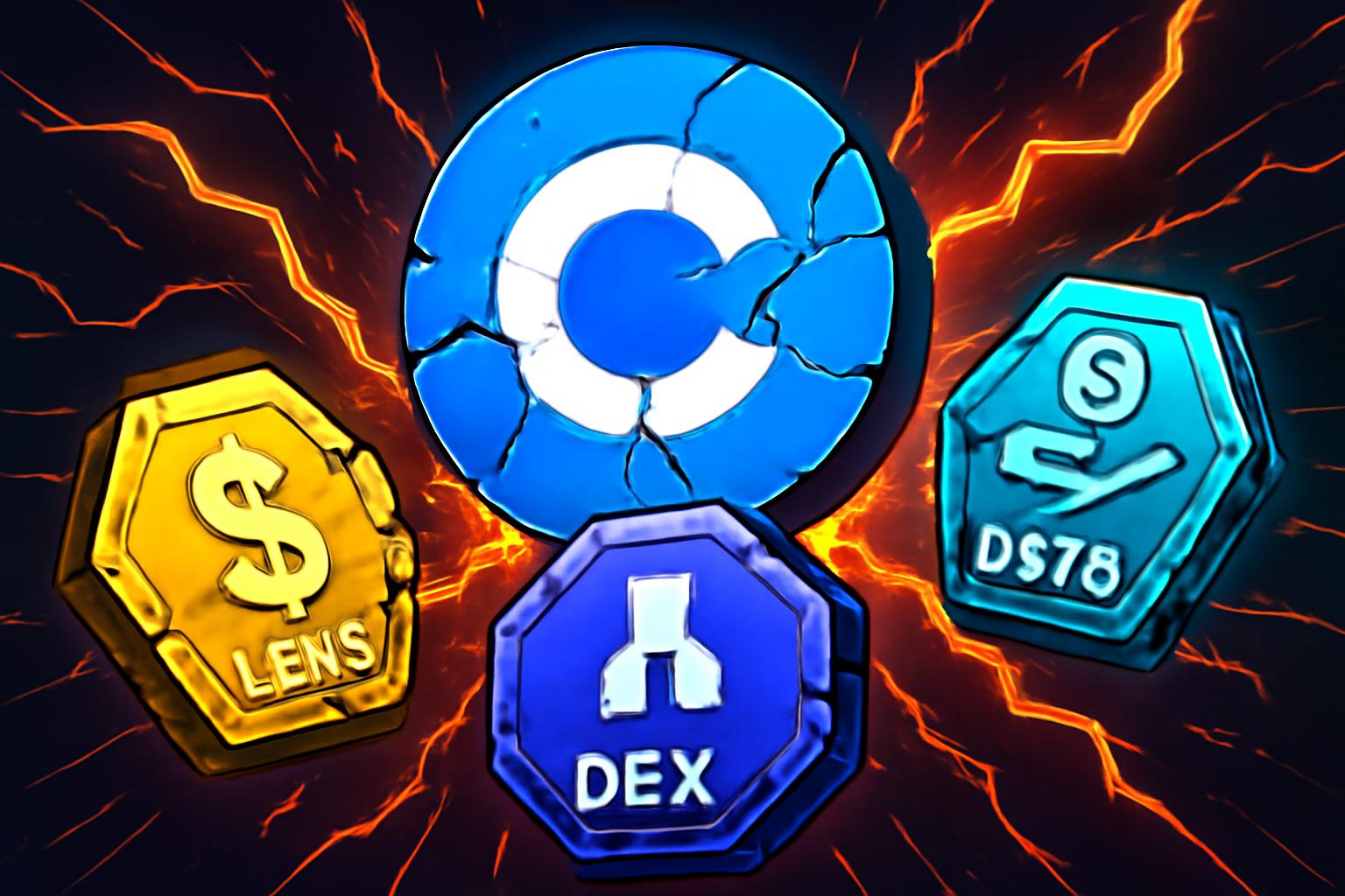 Coinbase Reports Issues on Lend, Borrow, and DEX Platforms