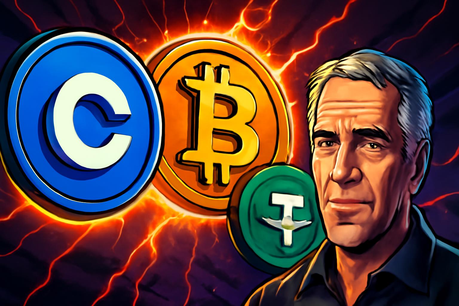 Epstein's Investments in Crypto Exchanges and Coinbase Stake