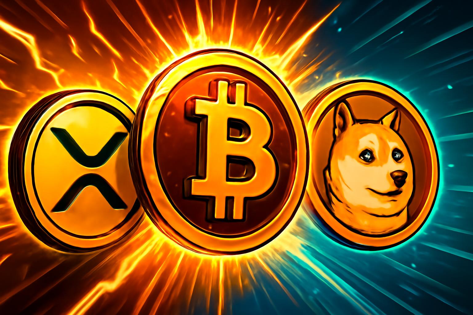 XRP Volume Surges 212%, Bitcoin ETFs Rebound With $506 Million, DOGE Reclaims $0.10