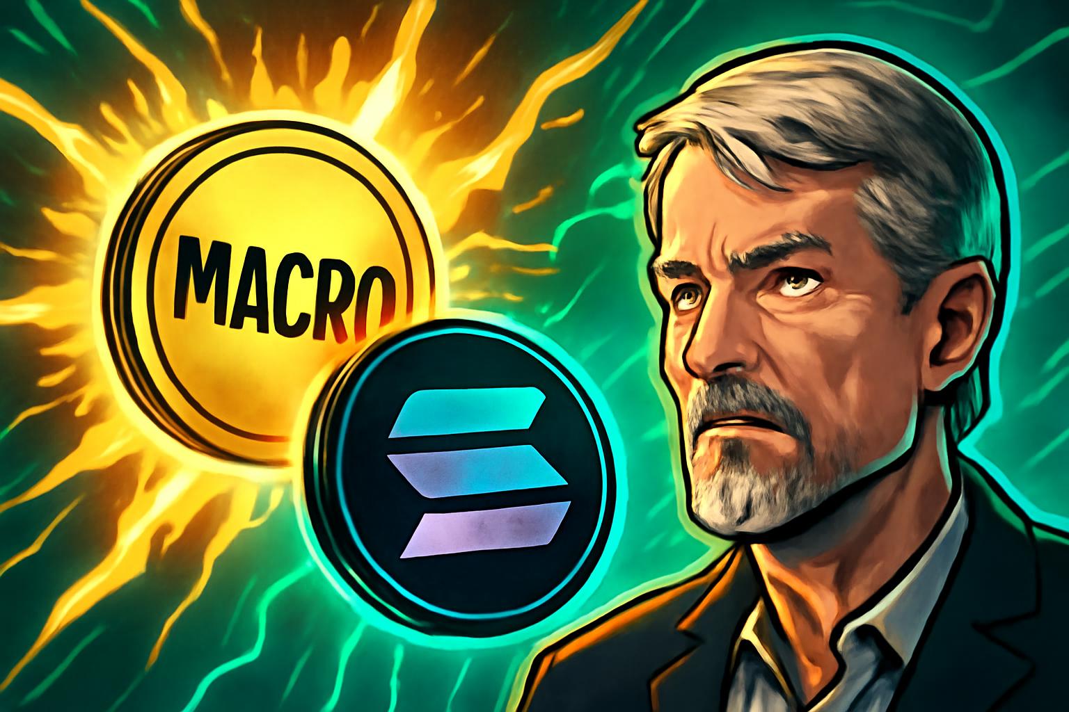 Solana Memecoin MACRO Launches Self-Funding On-Chain MacroFund Tied to Saylor Tweets