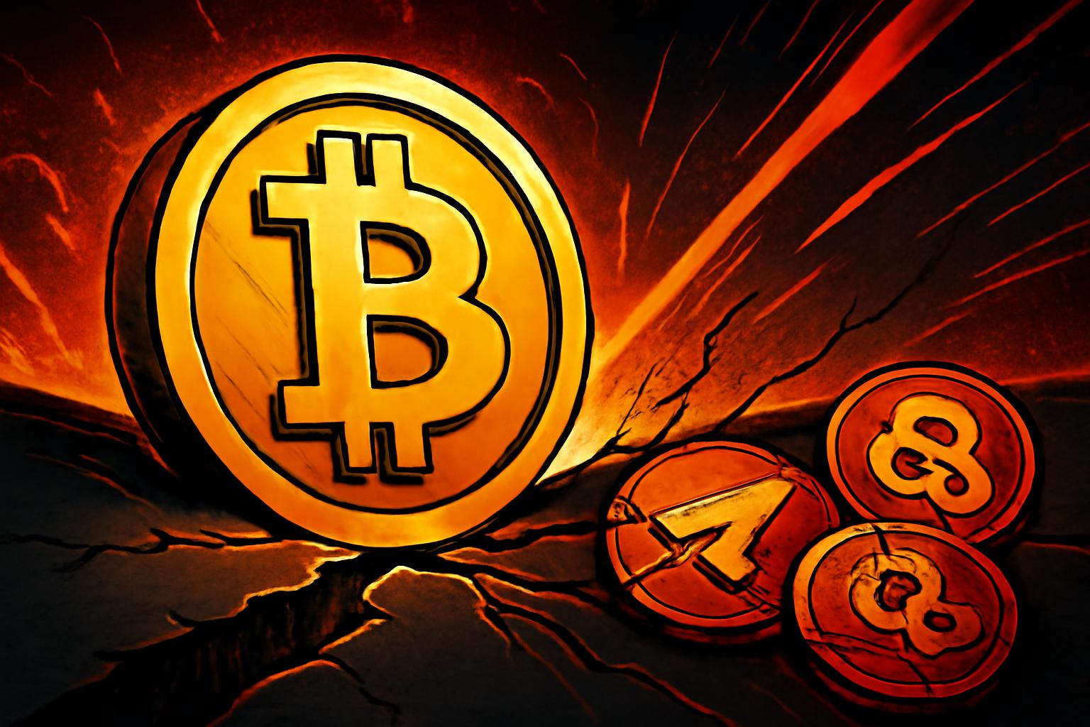 Bitcoin Tests Key Support as Market Dominance Shifts