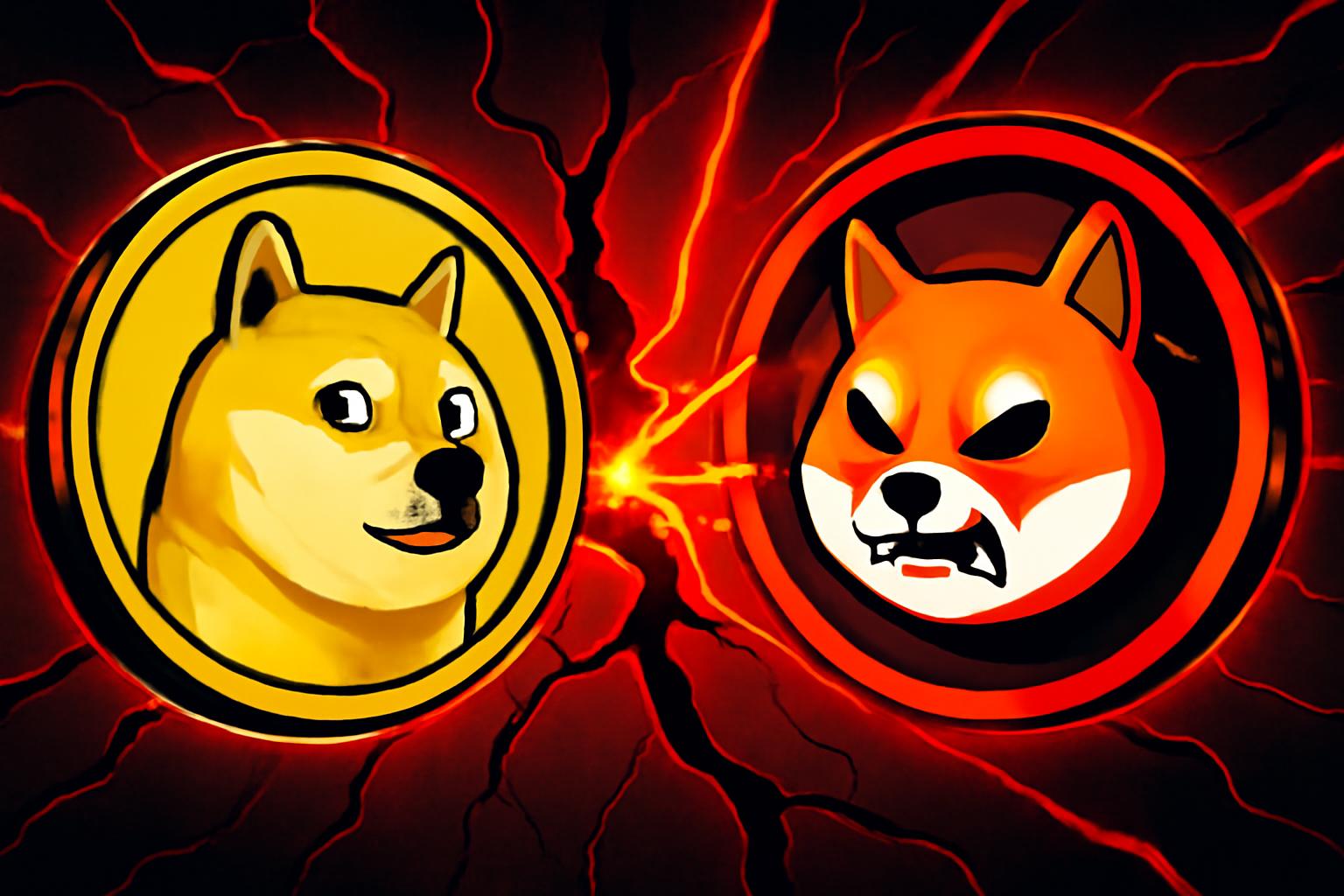 Dogecoin and Shiba Inu Extend Selloff as On-Chain Activity Surges
