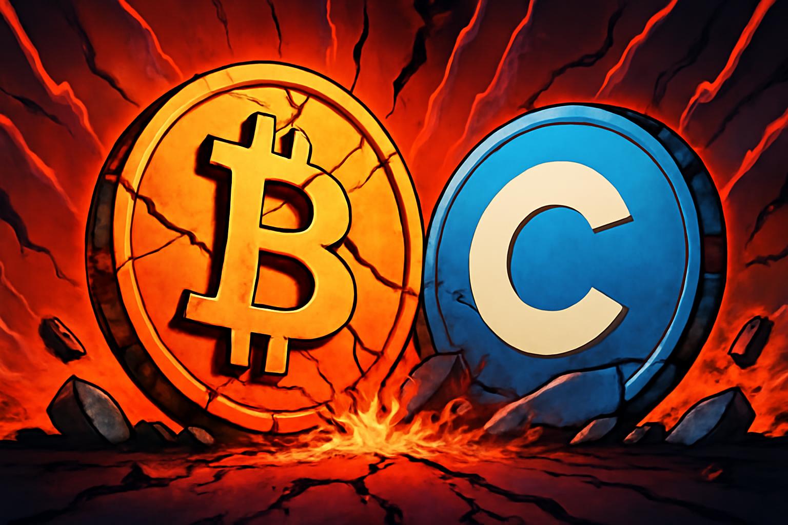 Bitcoin Price Plunge Deepens as Market Crashes Near $61k