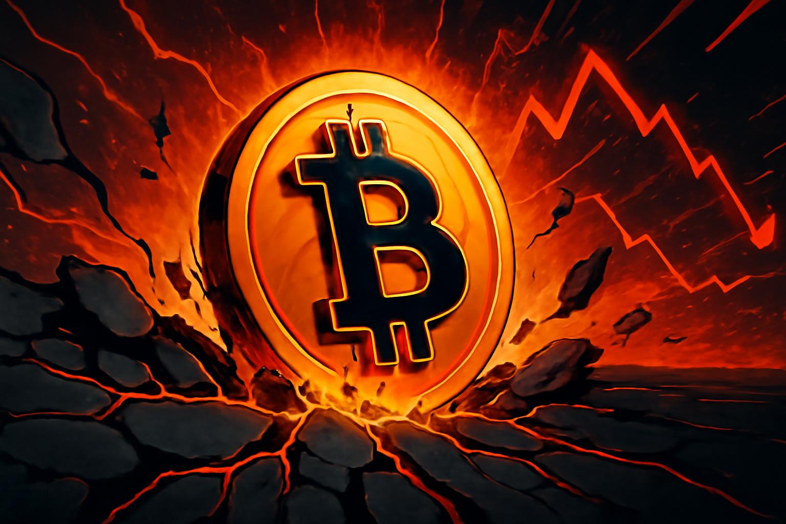 Bitcoin Crash Deepens as Structural Liquidity Weakness Emerges