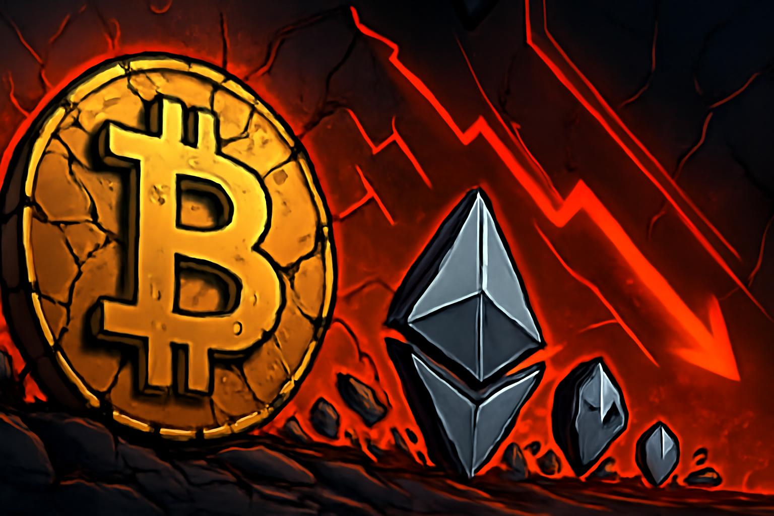 Bitcoin Slumps to 60,000 as Altcoins Follow Suit