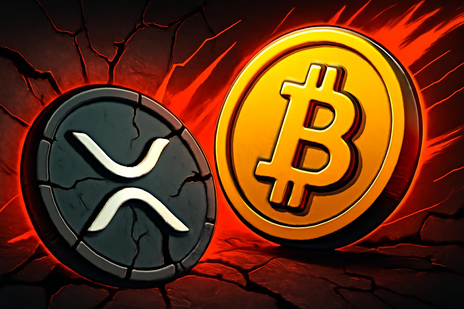 XRP Slumps as Altcoin Sell Pressure Surges, BTC Dominance Rises