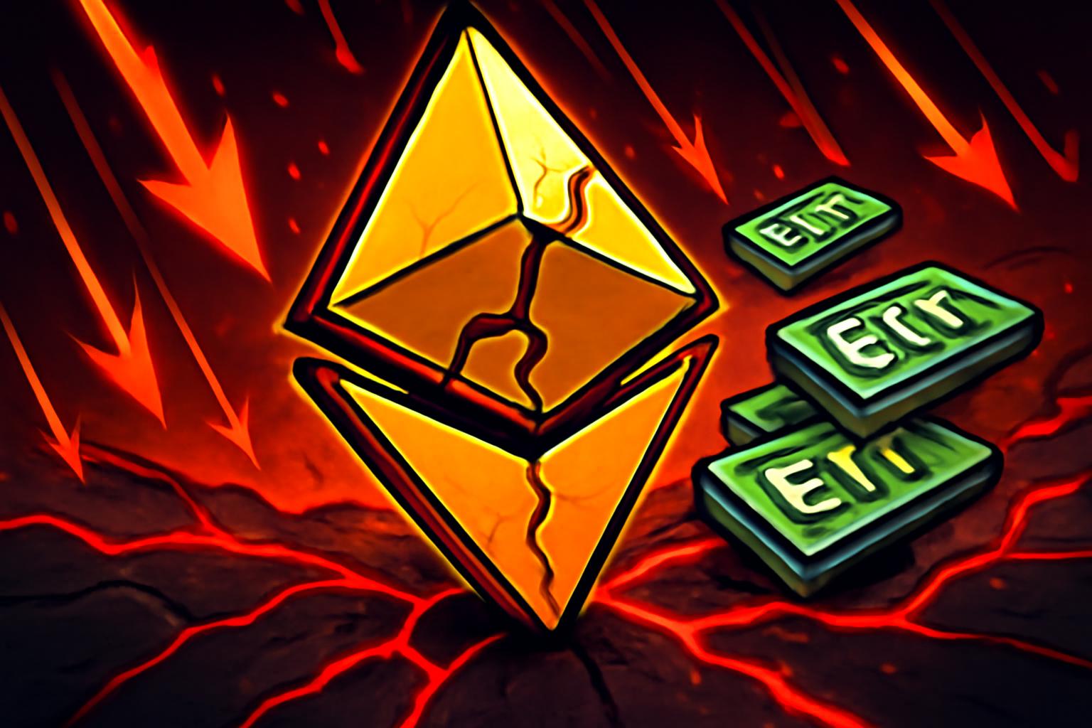 ETH Near $2K as Institutional Outflows Rise and On-Chain Selling Intensifies