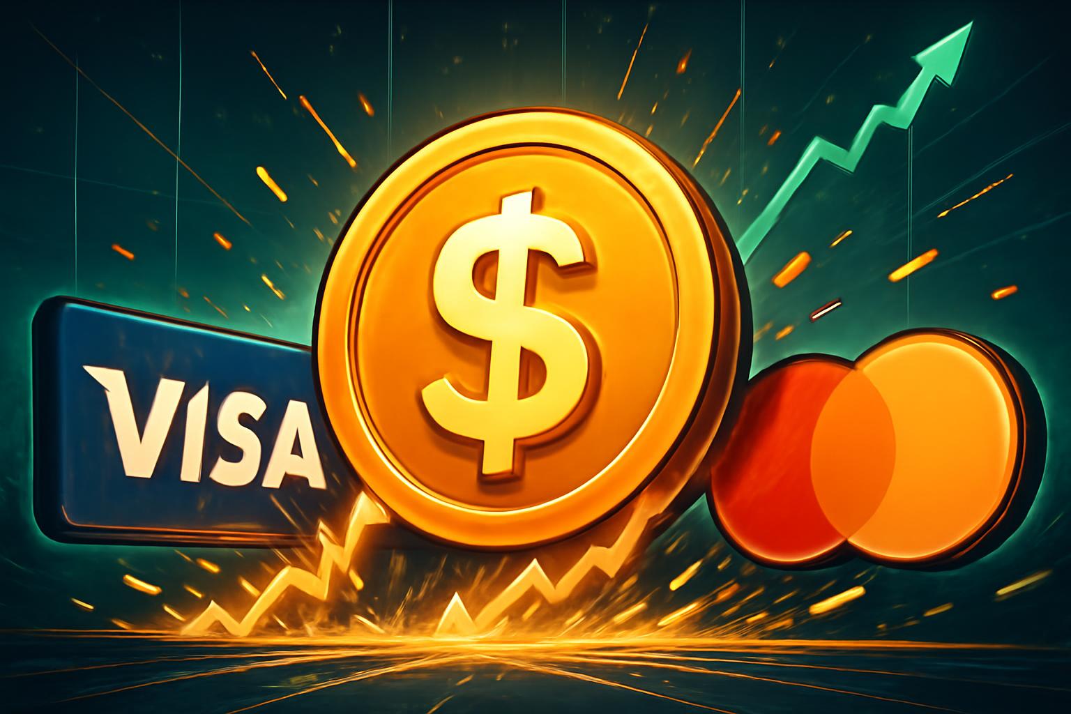 Stablecoins Reach $250B Market Cap Amid Growth and Skepticism from Visa and Mastercard