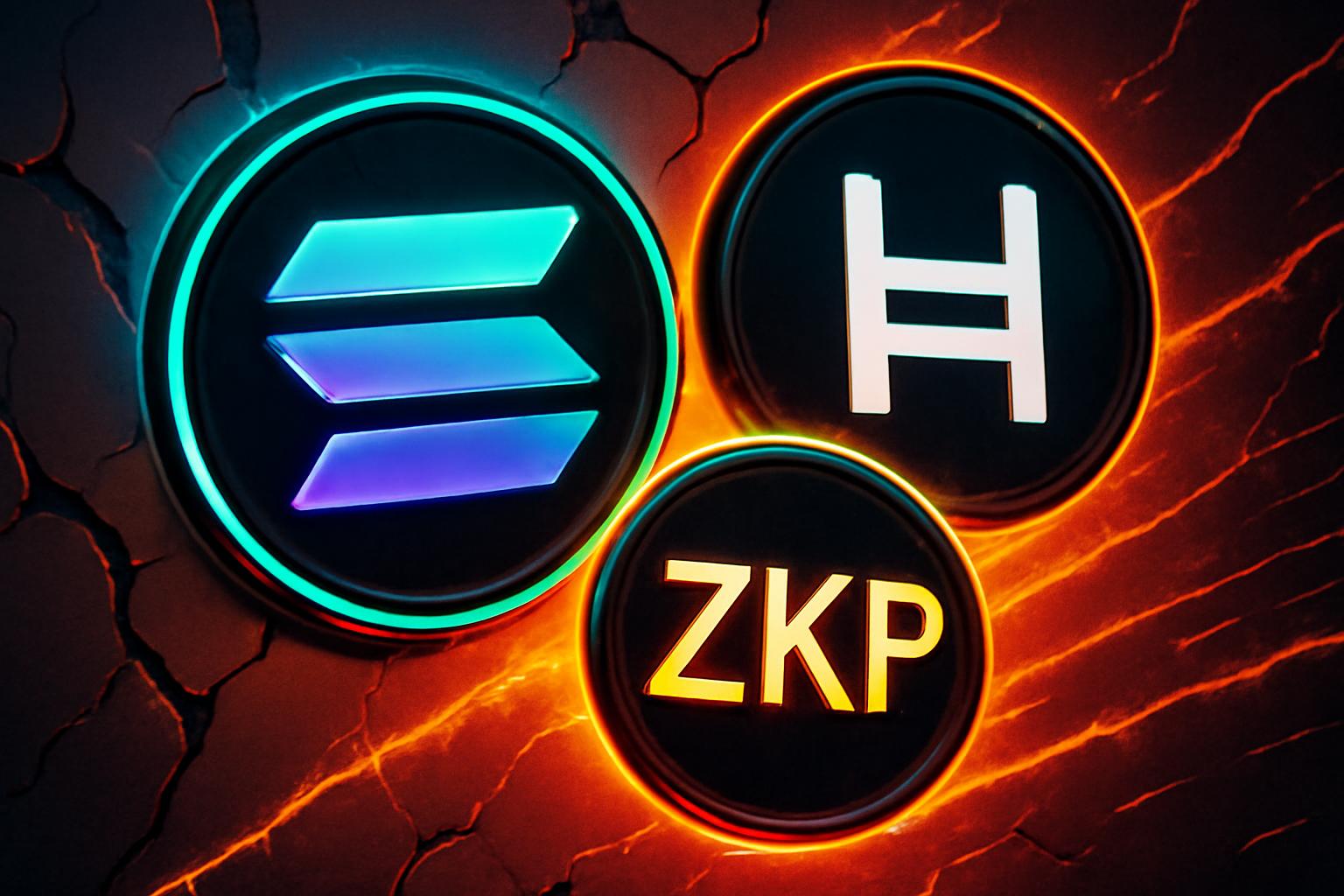 Market Correction Opens Entry Zones for Solana, Hedera, and ZKP Presale
