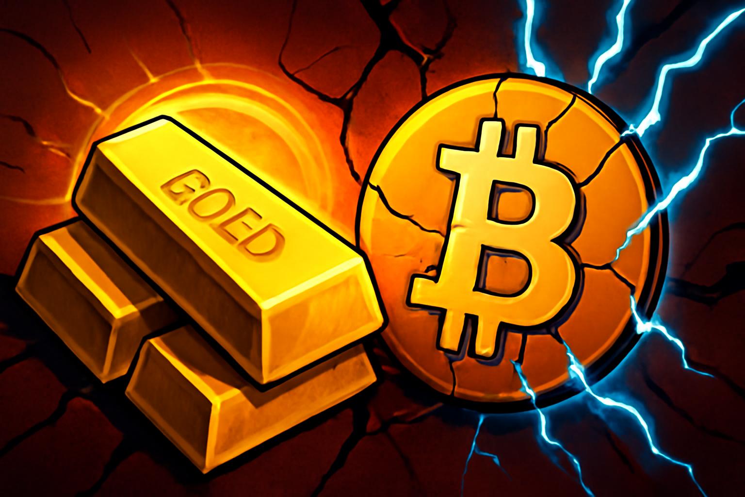 Gold Surges as Bitcoin Retreats: Should Crypto Investors Worry?