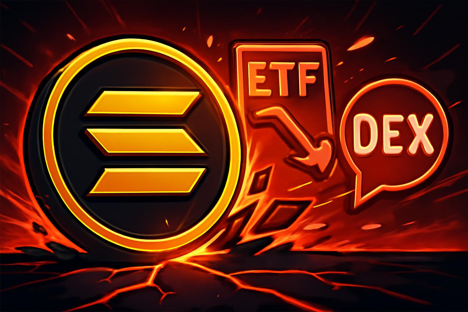 Solana in Focus: ETF Outflows and DEX Metrics Debates Shape the Network