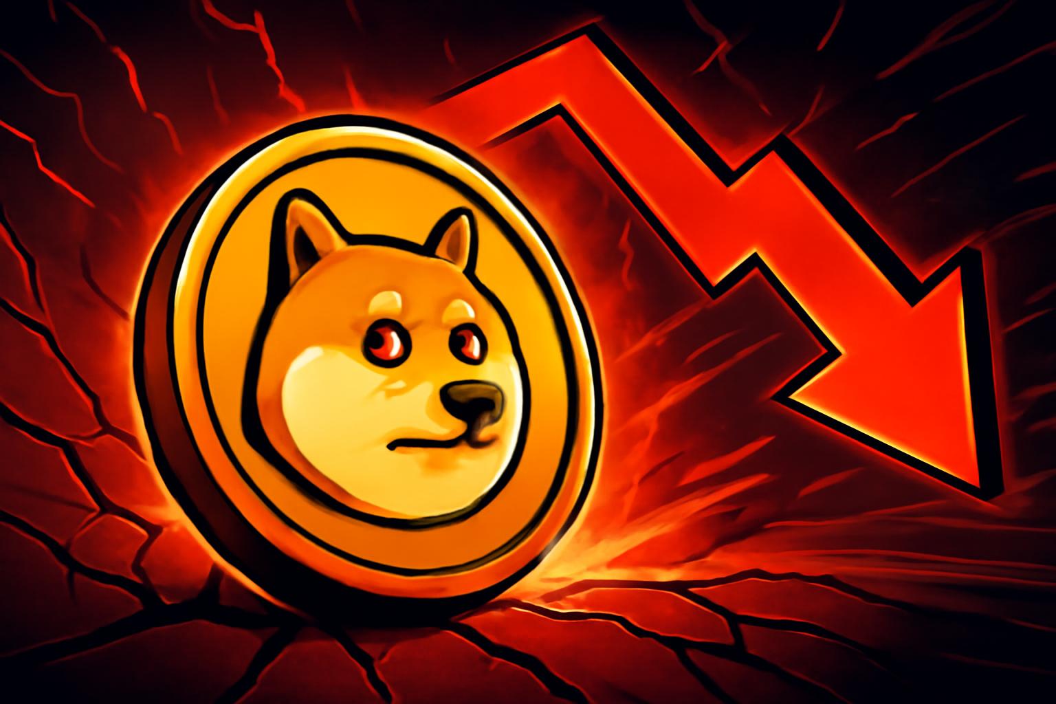 Dogecoin Set to Fall Further, Could Drop 50% by End of 2026
