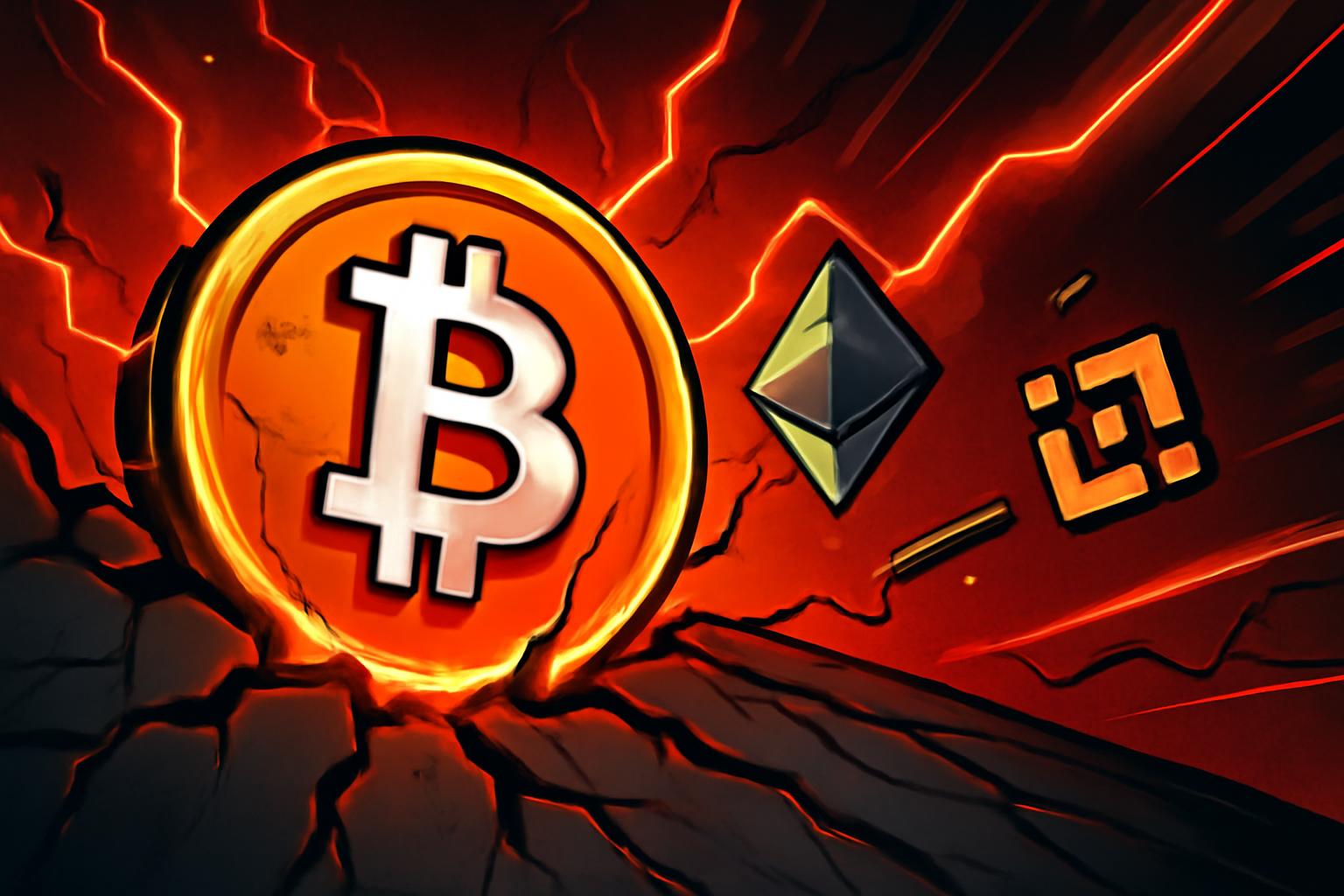 Bitcoin Slides 5.5% as Market Cap Dips Toward $2.66 Trillion