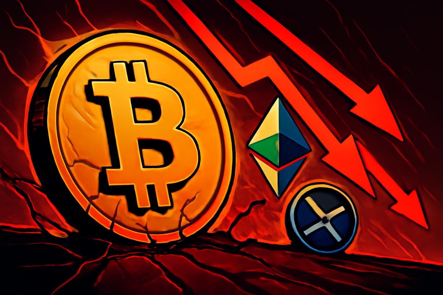 Bitcoin Dips Below $80,000 as Ethereum and XRP Decline