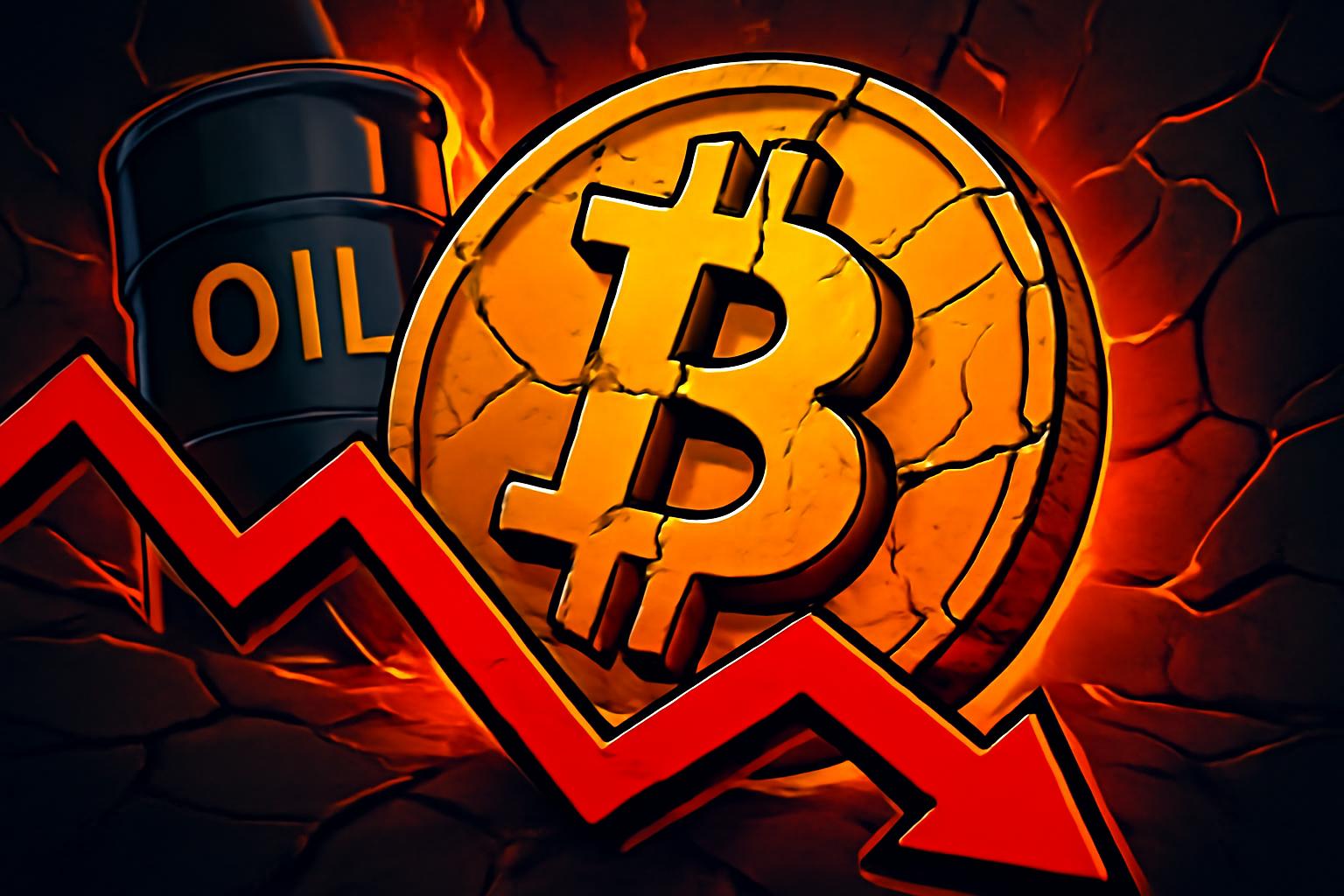 Bitcoin Price Slump as Oil-Driven Inflation Fears Weigh on Crypto Market