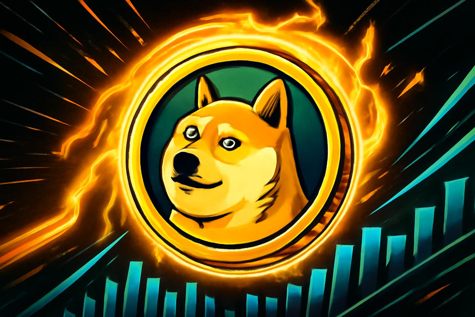 Dogecoin Volume Surges 87% as Golden Cross Teases Rebound