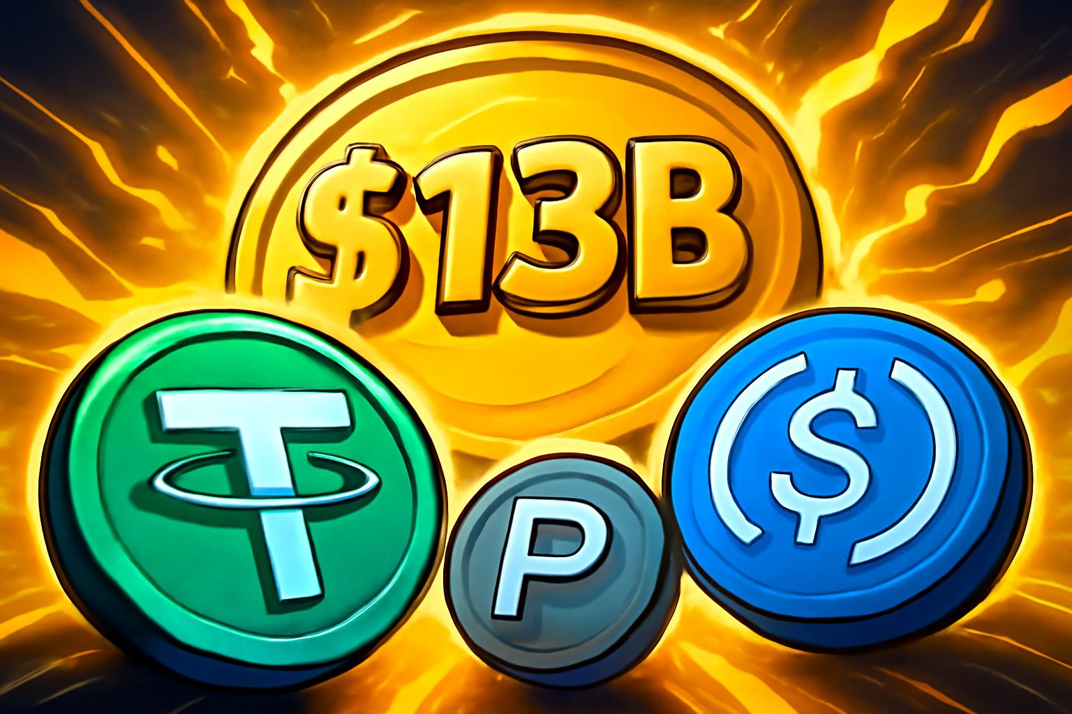 Stablecoins Rally to $313 Billion Amid Risk-Off Pivot