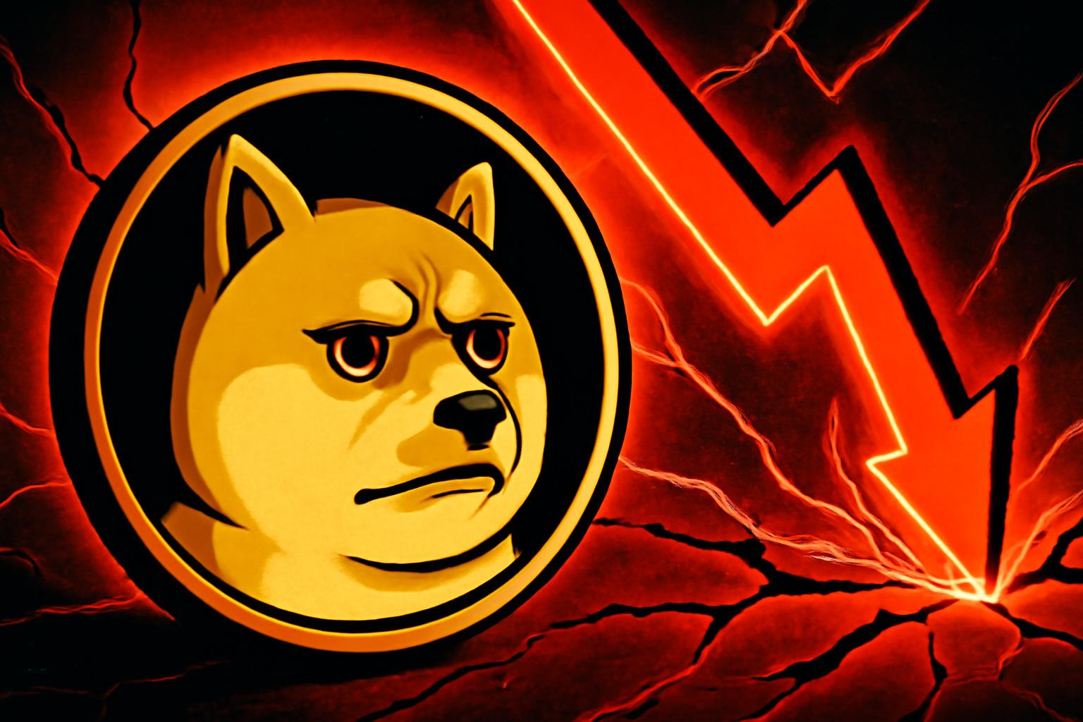 Dogecoin Bearish Pattern Signals 37% Downside Move