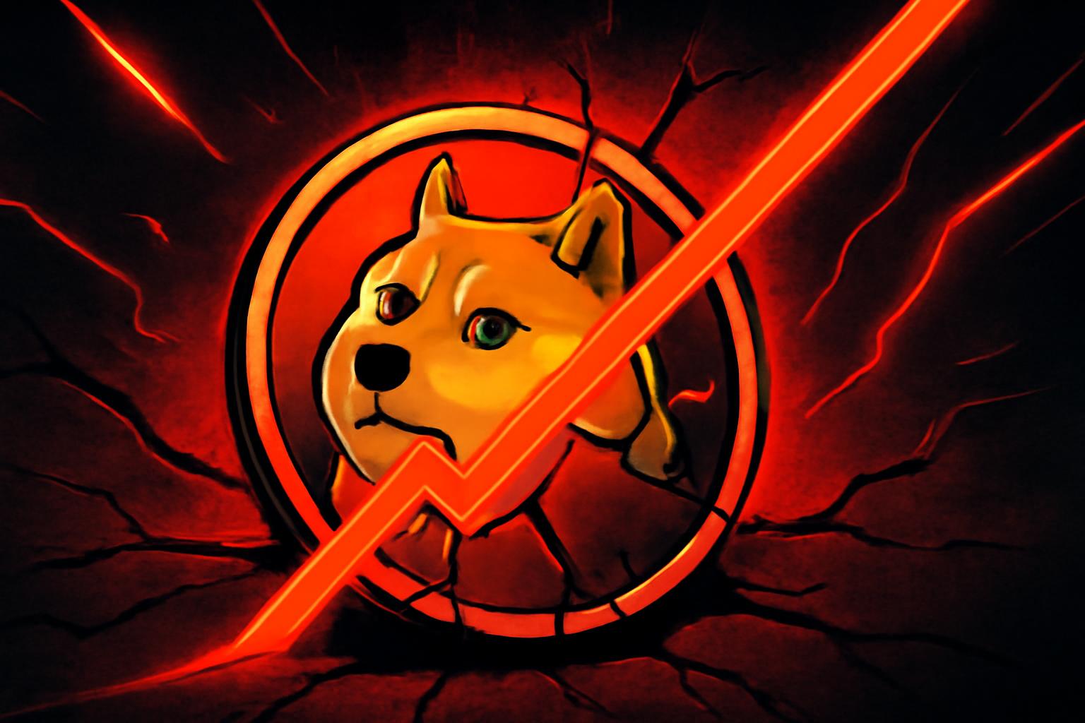 Dogecoin at Critical 0.618 Fibo Resistance as VWAP Signals Momentum Weakness