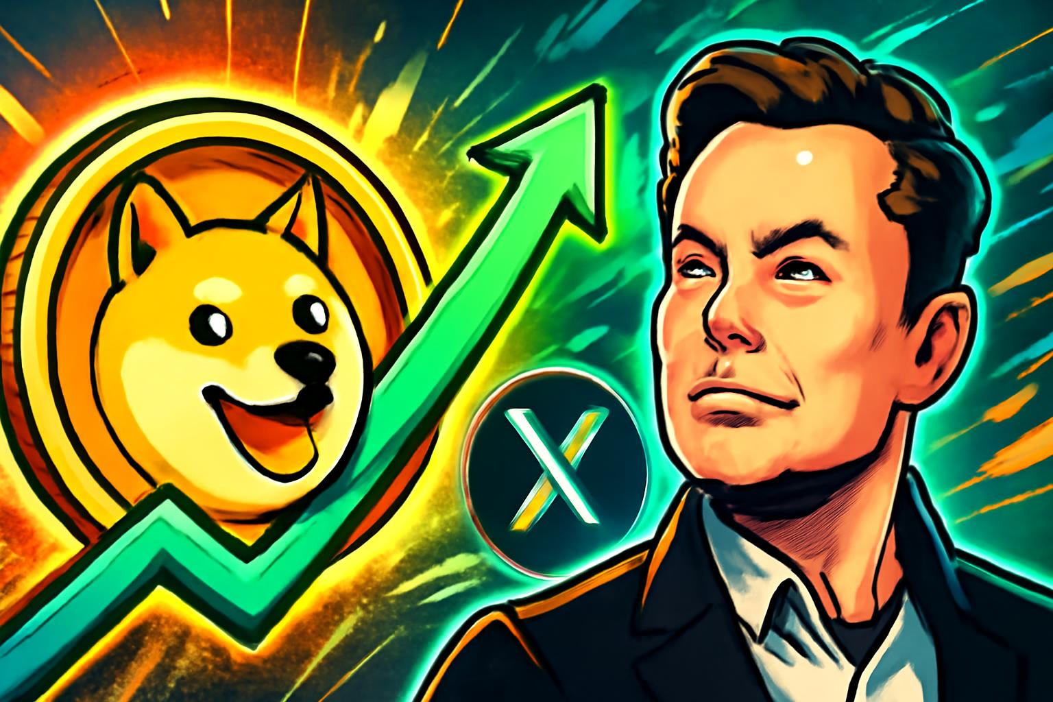Dogecoin Surges Over 8% as Musk Teases X Money Early Access