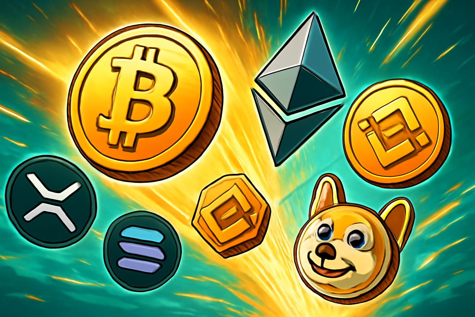 Crypto Market Rebounds as BTC and ETH Lead Gains