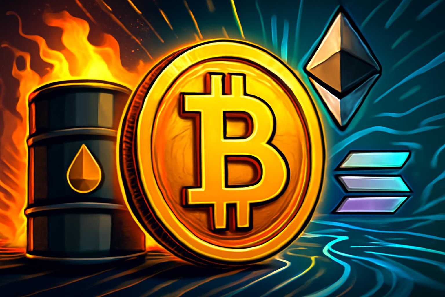 Bitcoin Climbs 3% to KRW 105,697,000 as Oil Rises