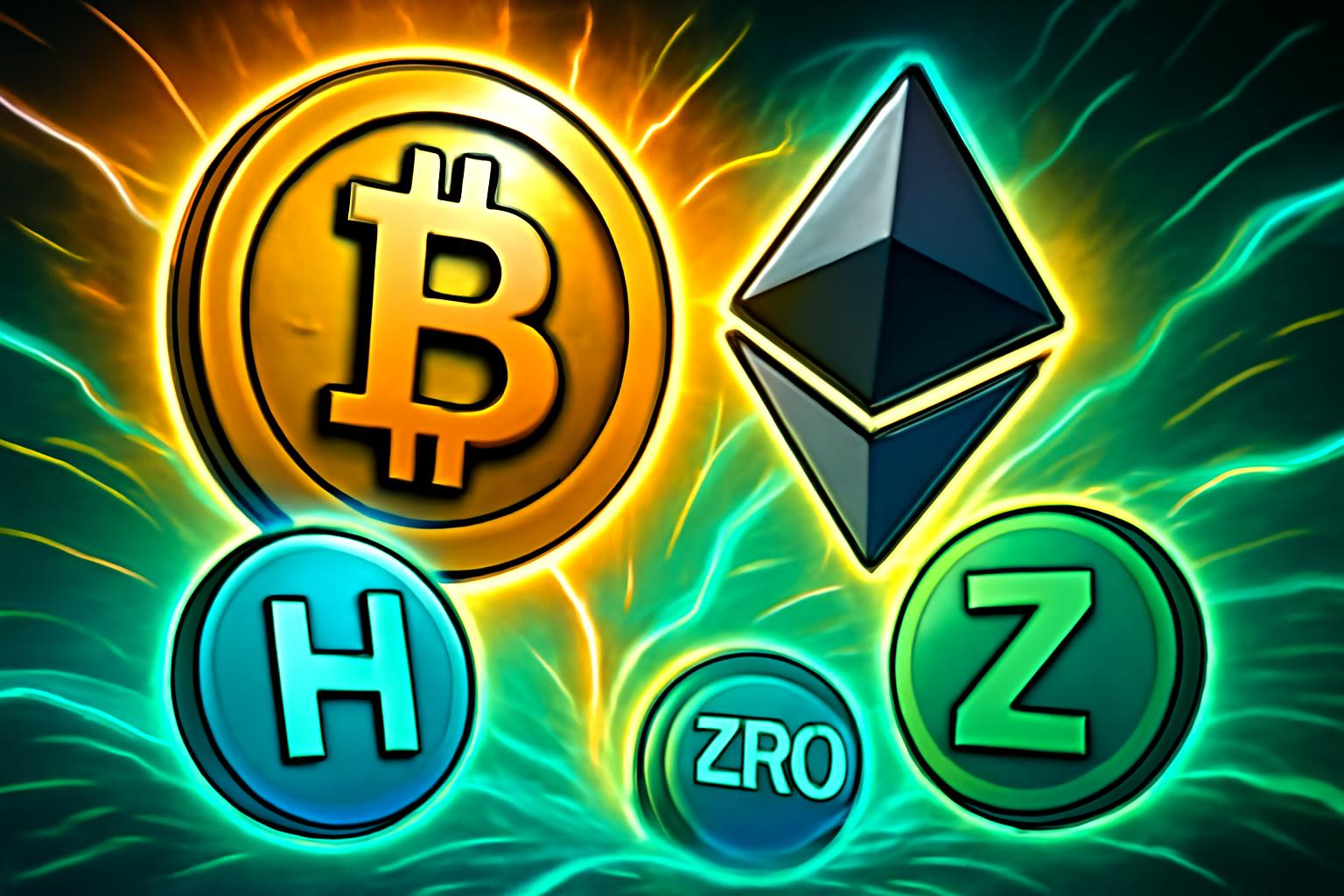 Crypto Market Steadies as BTC and ETH Rebound; HYPE and ZRO Lead Altcoin Rally
