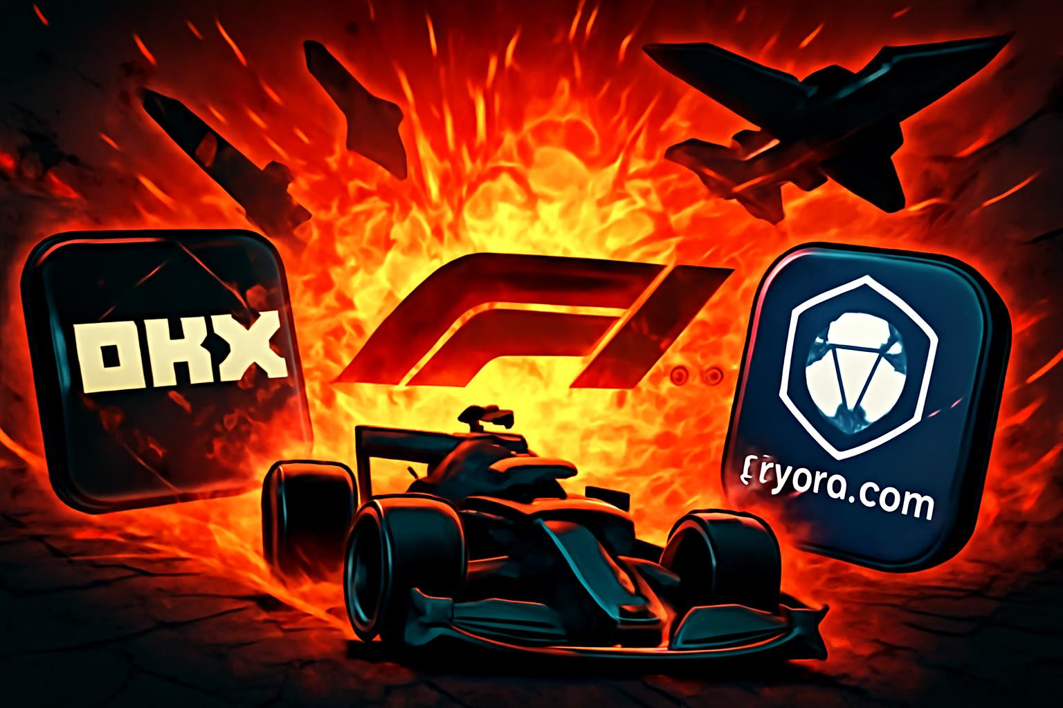 Crypto’s Multi-Million F1 Sponsorships Hit by Middle East Conflict
