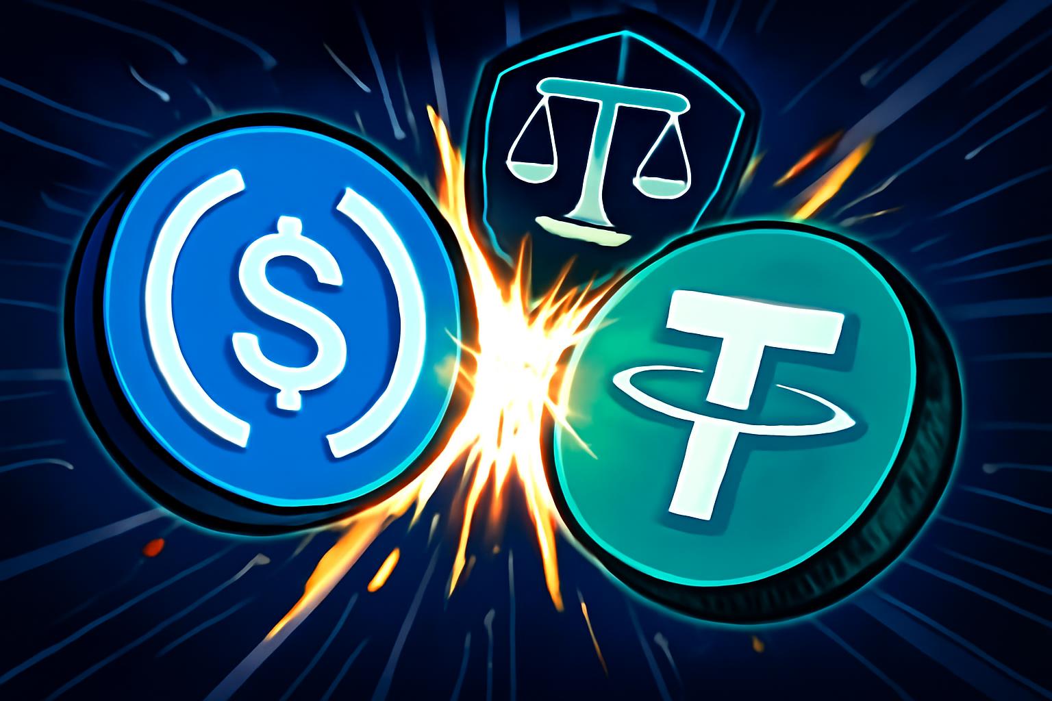 USDC Overtakes USDT in Transaction Volume Amid Regulatory Uncertainty