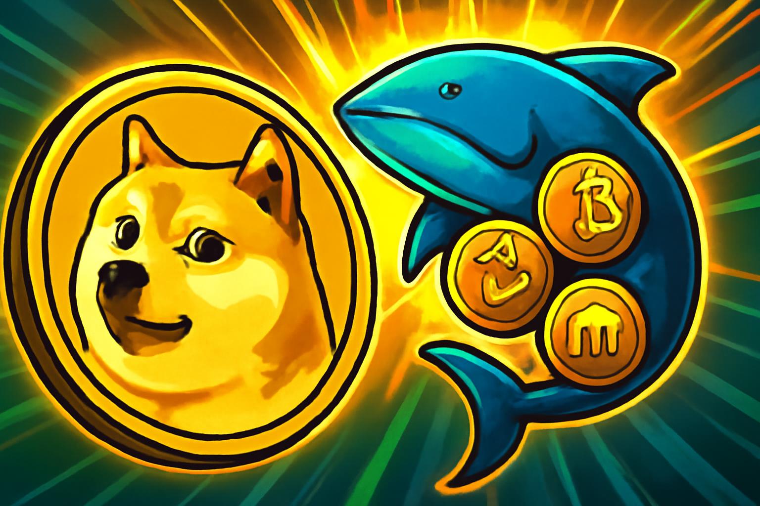Dogecoin Whale Activity Surges 40% in 24 Hours Amid Meme Coin Rally