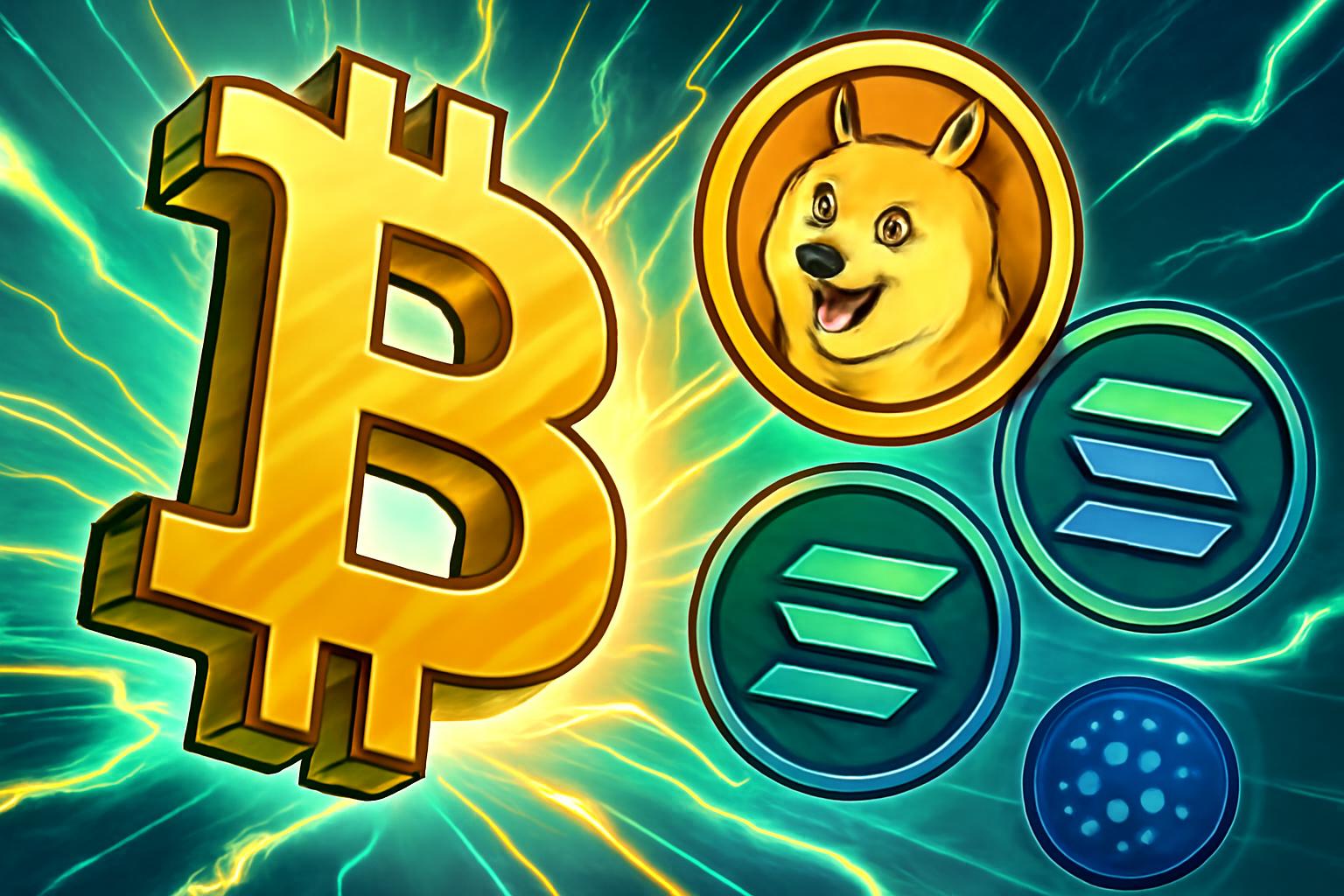 Bitcoin Breaks Key Level as Altcoins Rally; Meme Coins Lead Market