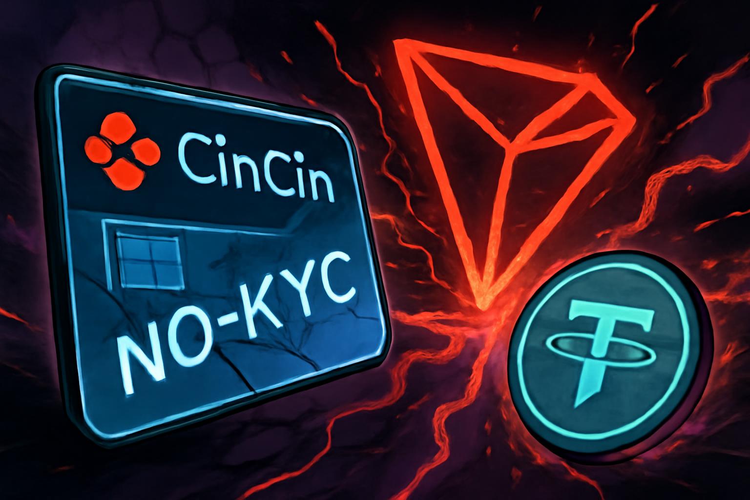 CinCin’s No-KYC Card Under Scrutiny Over Tether-Tron Funding